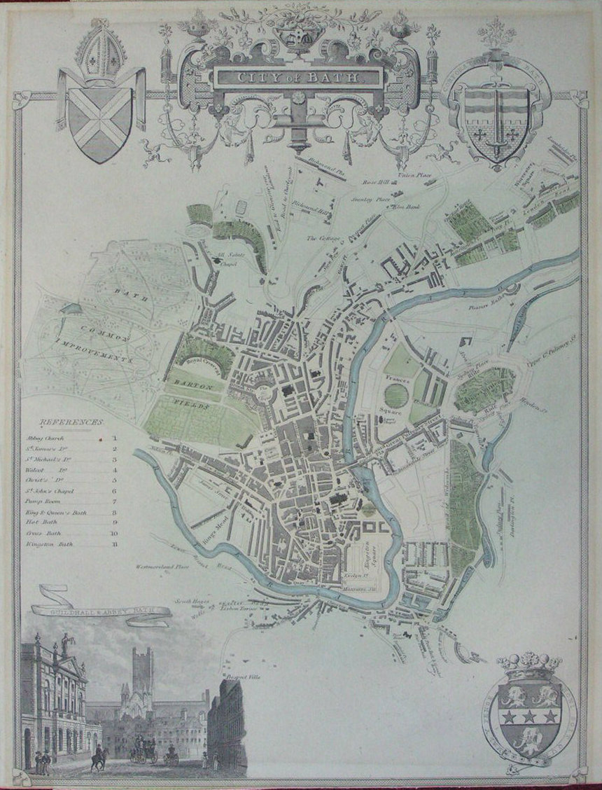 Map of Bath - Bath